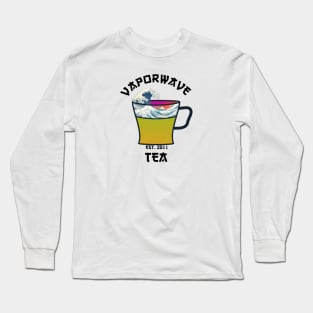 vaporwave tea Long Sleeve T-Shirt